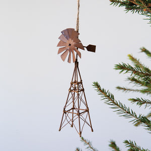 Rustic Windmill Ornament