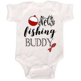 Fishing Buddy Baby Boy Bodysuits
