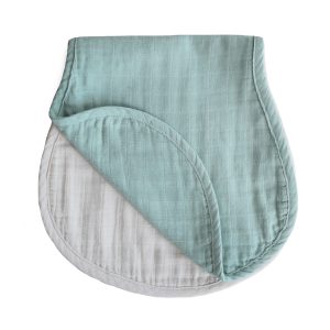 Burp Cloth (Roman Green/Fog)