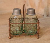 Chicken Wire Caddy with Shakers