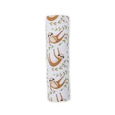 Lulujo Modern Sloth Cotton Swaddle – 47×47″