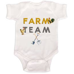 Country Baby Bodysuit Farm Baby Clothes