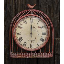 Red Bird Vintage Clock