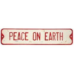 Peace on Earth Street Sign